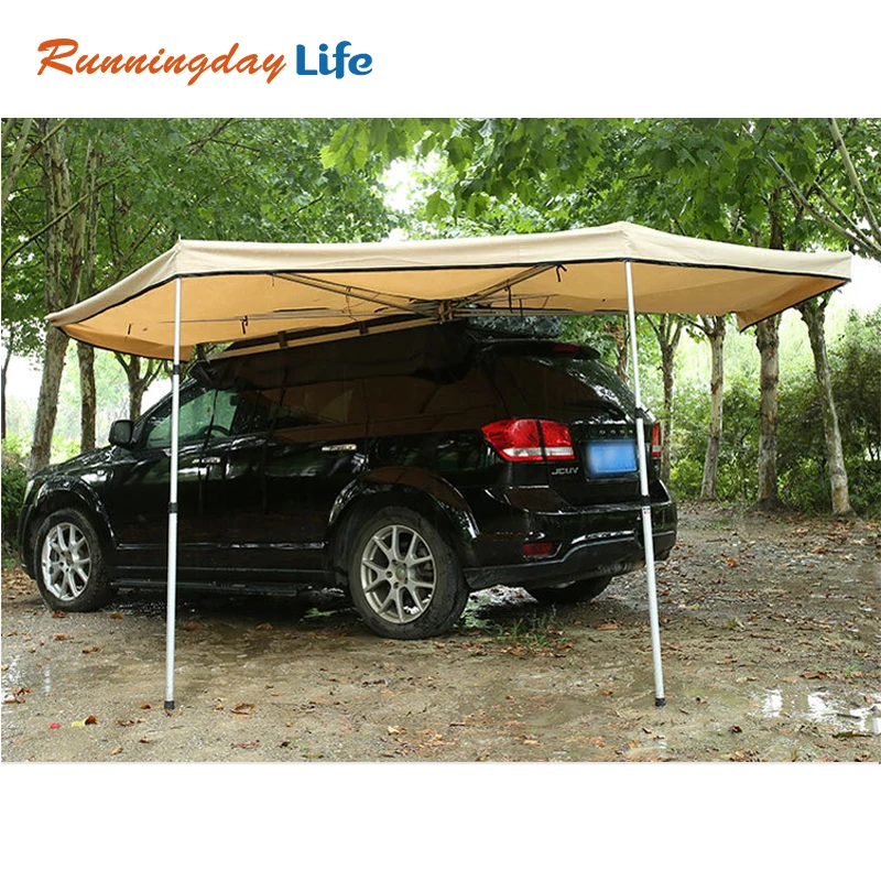 Manufacturer wholesale vehicle suv pickup camping car hard shell mounting rack roof top tent and side tentcustom