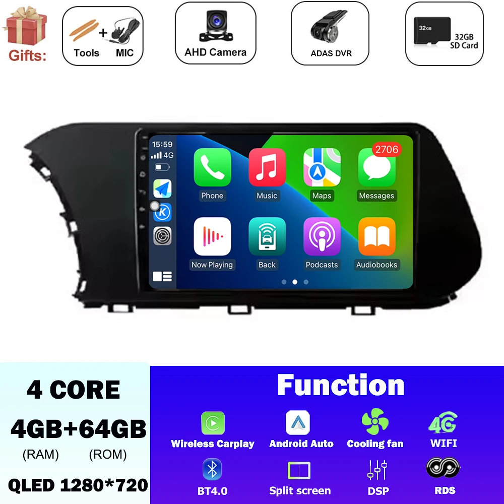B 4G 64G CAM DVR