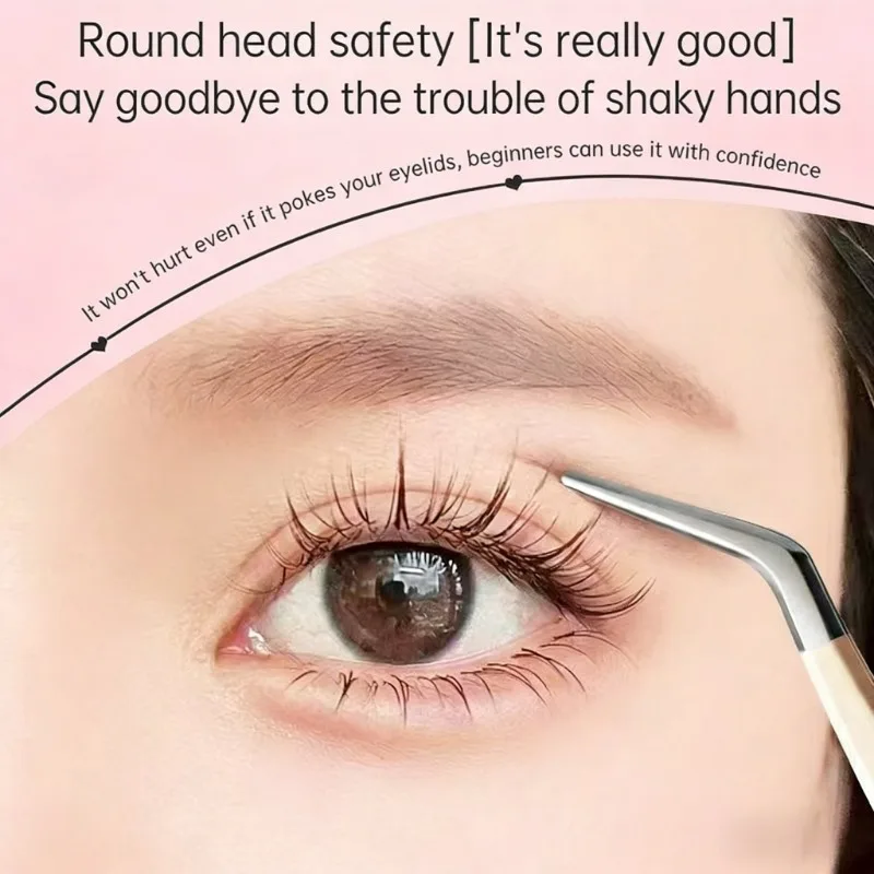 인조 속눈썹 집게, 인조 속눈썹 클립, 전문 뷰티 속눈썹 집게, 네일 스티커, 라..