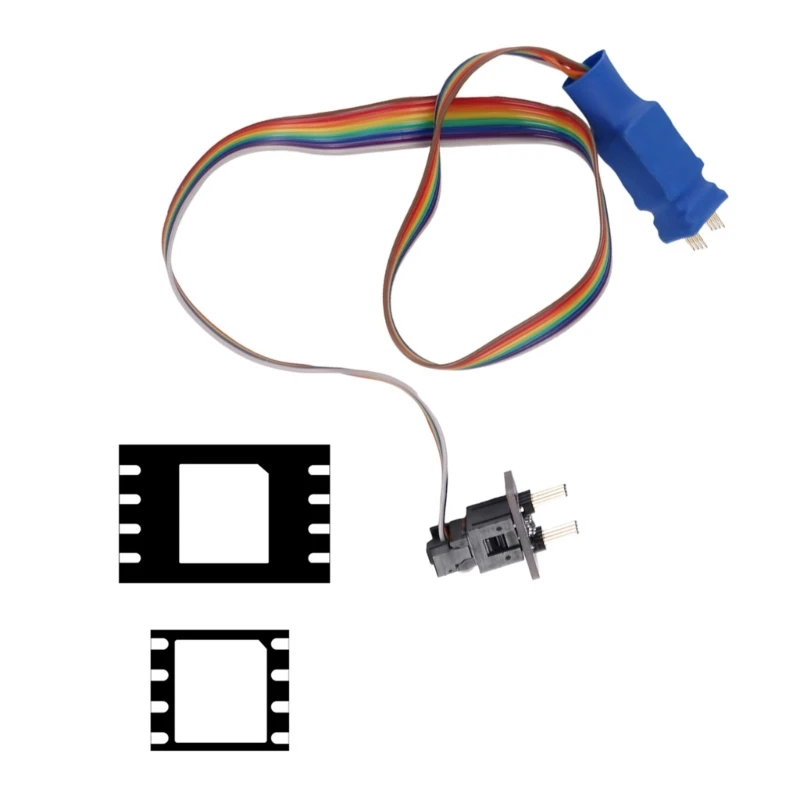 

E5BE Chip Probe Line DFN8 QFN8 WSON8 Read / Write Burning Probe 1.27 Test Probe