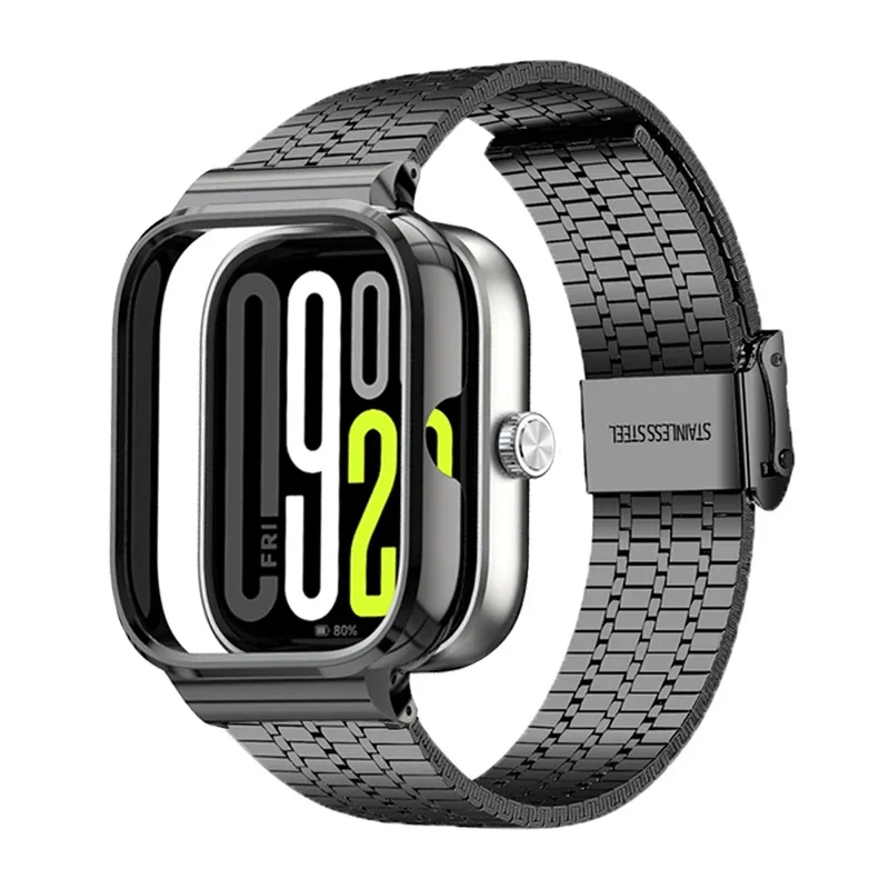 Stainless Steel Metal Strap Case Protector and Stylish Wristband Bracelet