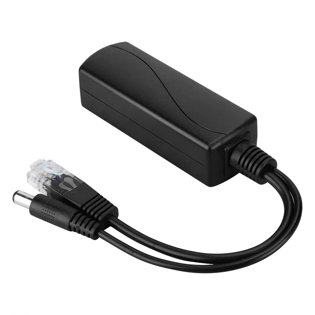 48V To 12V POE Connectors Adapter Cable Splitter Injector Power Supply for Huawei for Hikvision
