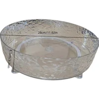 1Pc/Light Luxury Rotatable Cosmetics Storage Box Acrylic Storage Tray Desktop Dressing Table Skin Care Product Perfume Storage R 2