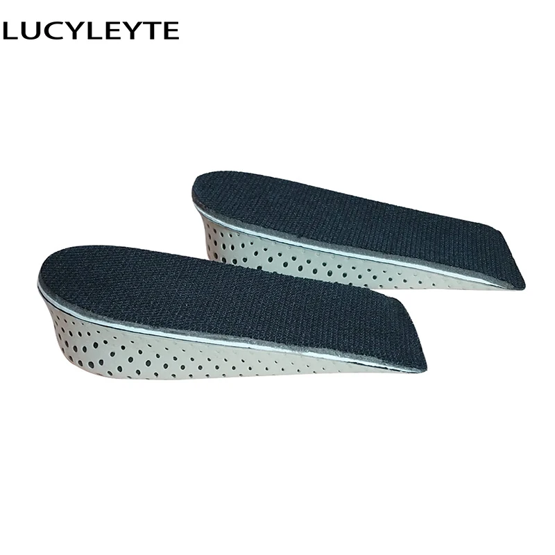 LUCYLEYTE Sports Shoes Insole Memory Foam Insoles Unisex In Sport Pad Contact Increased 2cm 3cm 4cm
