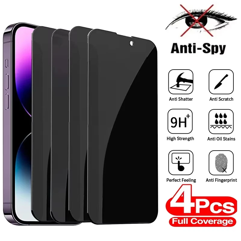 1-4PCSBlackPrivacyScreenProtectorForiPhone1116ProMaxGlass15141312Pro1615148766SPlusXRXSXSMax678SE-AliExpress202192403
