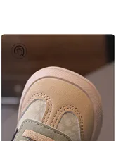 PU Leather Children Shoes Designers Kid's Sneakers Ergonomics Soft-soled Girl's Sneakers Anti-slippery Sport Shoes Toddler Shoes 2