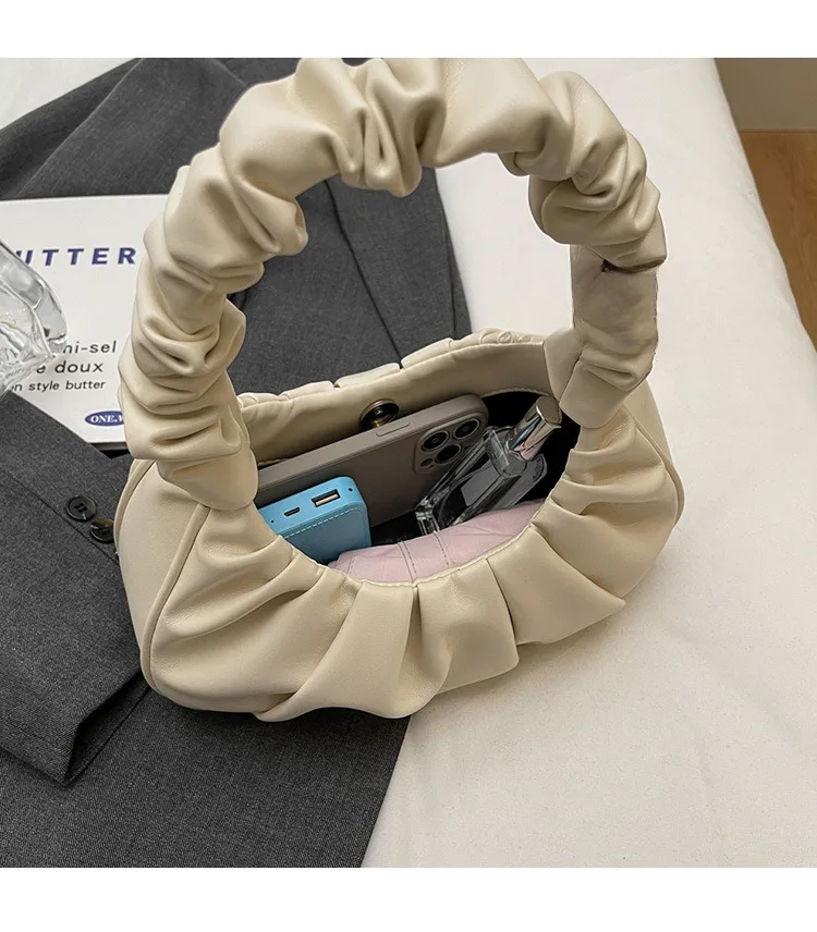 Sac à bandoulière tendance et polyvalent pour femme, nouvelle édition coréenne 2024, sac à main pliable, unique et tendance_voghion.com