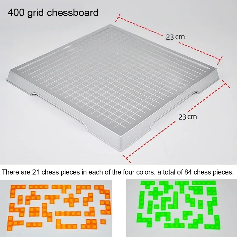 Children Strategy Board Game Educational Toys Colored Squares Game Easy To Play For Kids Family Party Indoor Games Puzzle Gift board game board game toy