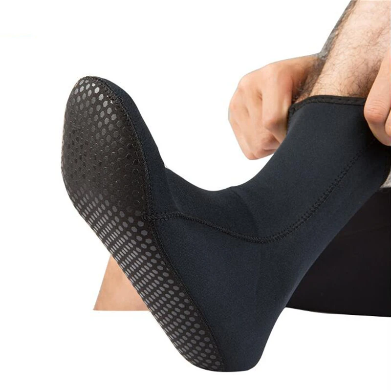 Neoprene Diving Long Tube Waterproof Antiskid Wear-Resistant Surfing Swimming Socks Beach Water Sports Snorkeling Boots 3