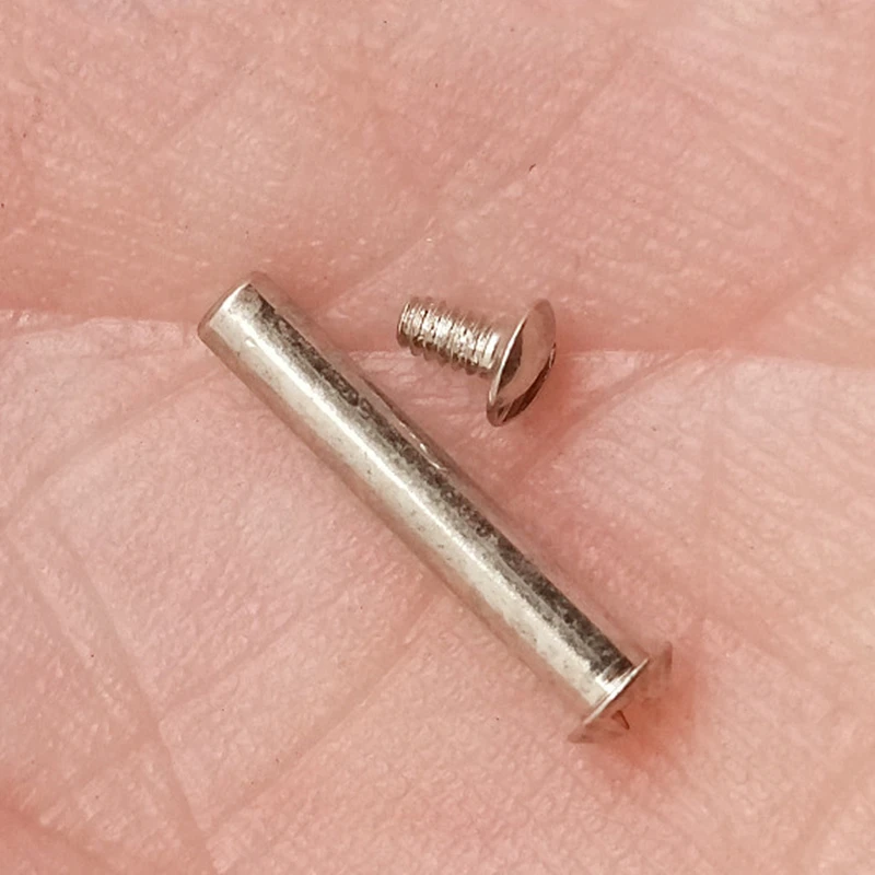 5pcs Golden/Silver Universal Replacement Metal Screw Rivet For IMCO 6700/6800 Kerosene Gasoline Lighter DIY Repair Service 3
