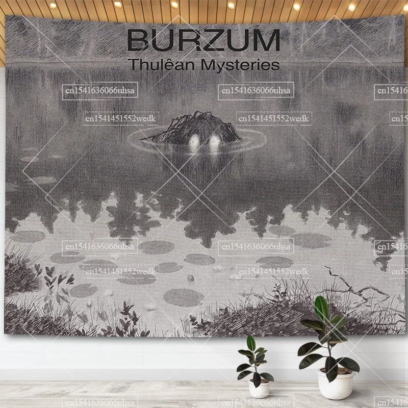 Burzum Tapestry Wall Hanging Music Album Cover Decor