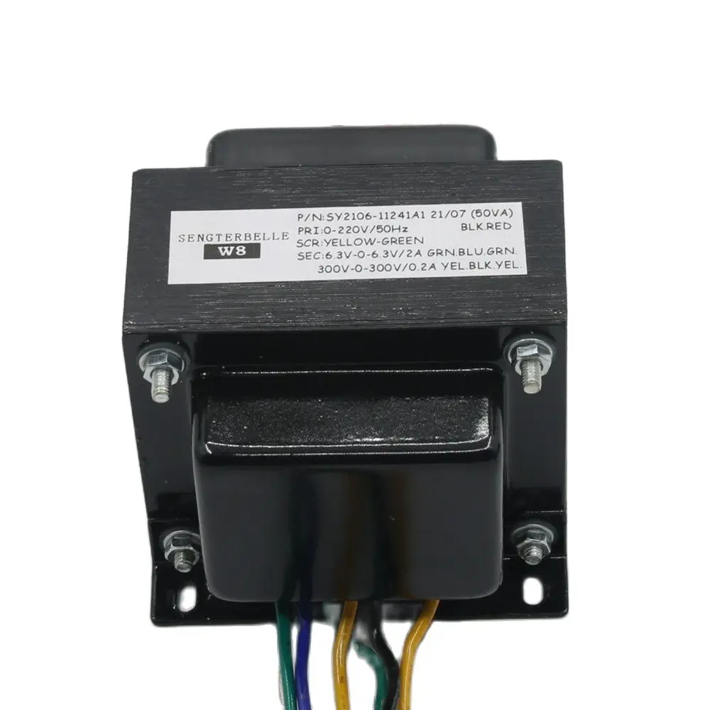 150WPureCopperAudioPowerTransformerDual300VDual63VForHome