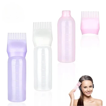 Applicatore per tinture per capelli flaconi per pennelli tintura bottiglia per Shampoo pettine per olio applicatore per bottiglie per tinture per capelli strumento per lo Styling della colorazione dei capelli 1