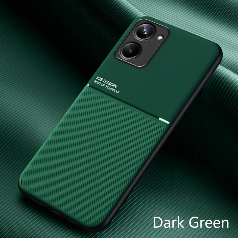 حافظة جلدية بحامل مغناطيسي لـ oppo realme 10 pro 5g ، غطاء خلفي مقاوم للصدمات لـ realme 10 pro plus