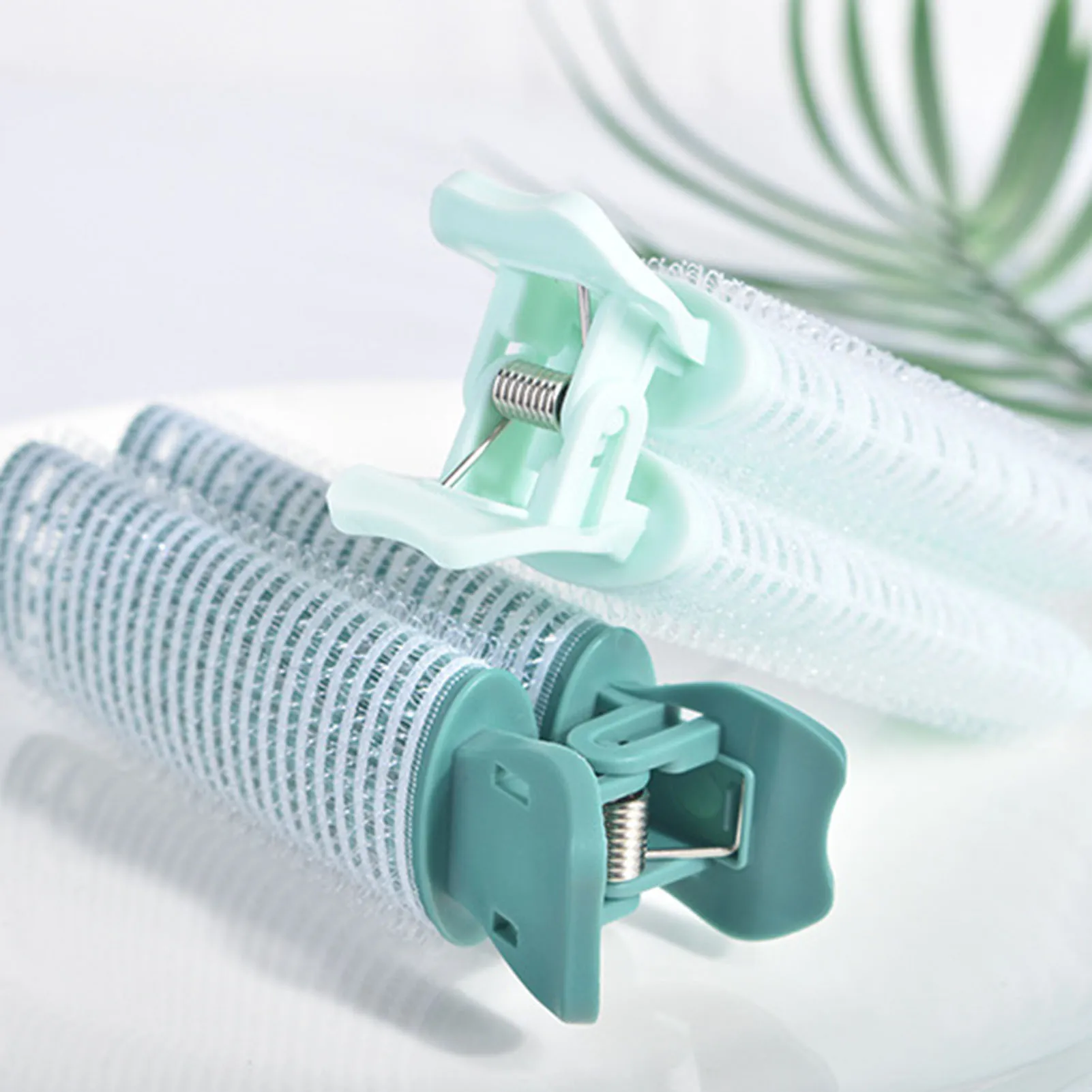 2pcs Velcro-Sticker Bangs Curler Self-adhesive Heatless Curlers Hair Styling Tool