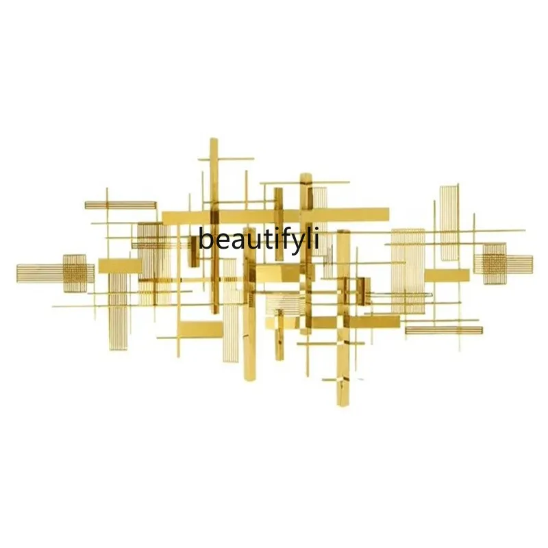 

Metal Stainless Steel Wall Hangings Hotel Sofa Living Room Sample Room Home Decoration Wall Decorations