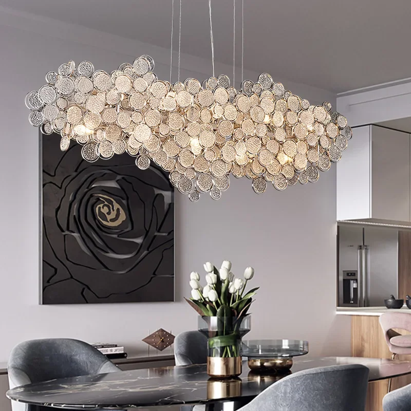 

Nordic Luxury LED Ceiling Chandelier Villa Living Dining Room Creative Pendant Lamp Bedroom Hanging Light Fixture Lighting