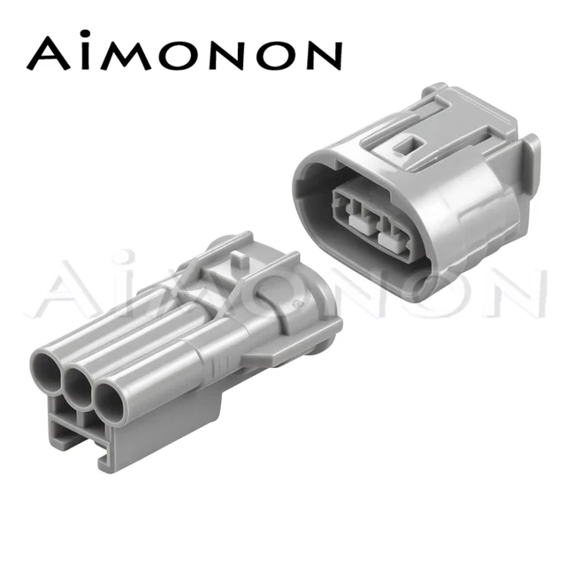 1 ชุด 3 พิน 6188-0282 6189-0442 อะไหล่รถยนต์ ขั้วต่อกันน้ำ ตัวผู้ ตัวเมีย สำหรับไฟหน้ารถยนต์ สายไฟ ปลั๊ก สำหรับ Lexus 1