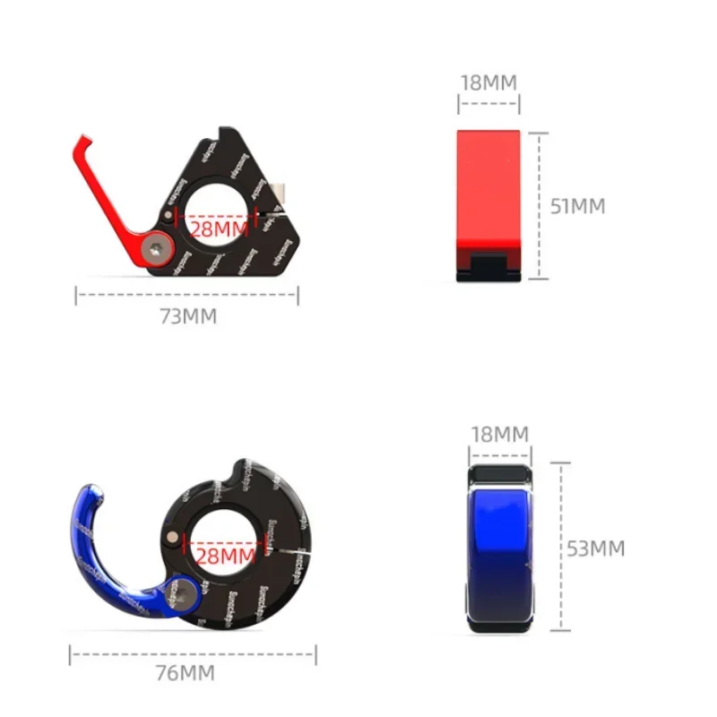 CNC Aluminum Motorcycle 22mm Helmet Hook Luggage Bag Hook Holder for Motorcycle Helmet Holder
