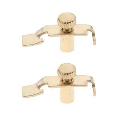 Urheen – pince à 2 cordes professionnelle Erhu Spinner en métal plaqué or, accessoires d'instruments de musique avec réglage fin 