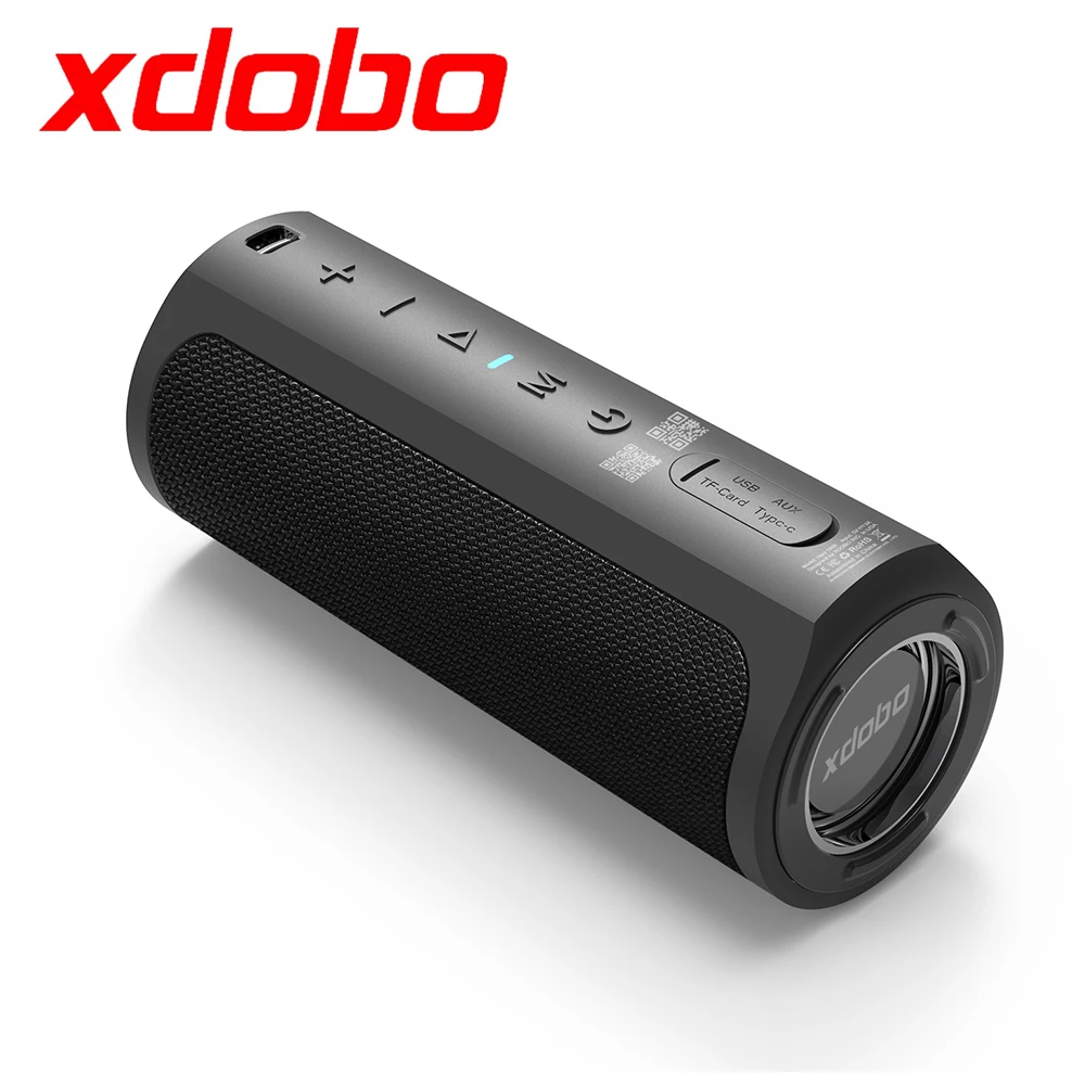 

XDOBO Hero1999 50W Portable Wireless Bluetooth-compatible Speaker Sound Box TWS Stereo Boombox TF Card AUX USB Port Power Bank
