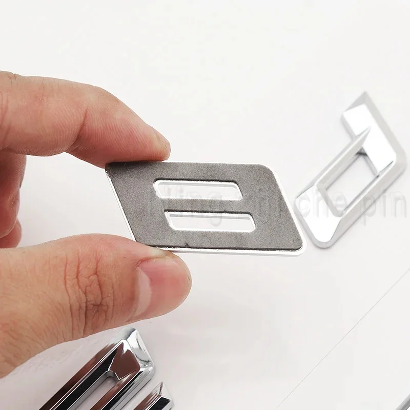 새로운 폰트 번호 316i 318d 320i 325i 글자 328d 330i 340i GT 배지 ABS 3 시리즈 E90 E46 F30 자동차 후면 스티커