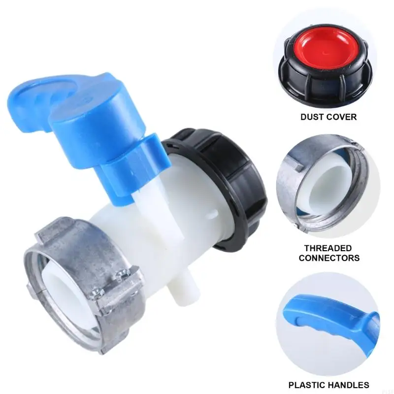 P15F IBC Valves 62mm IBC Tanks Adapter Water Tanks Drain Butterfly Valves Connector