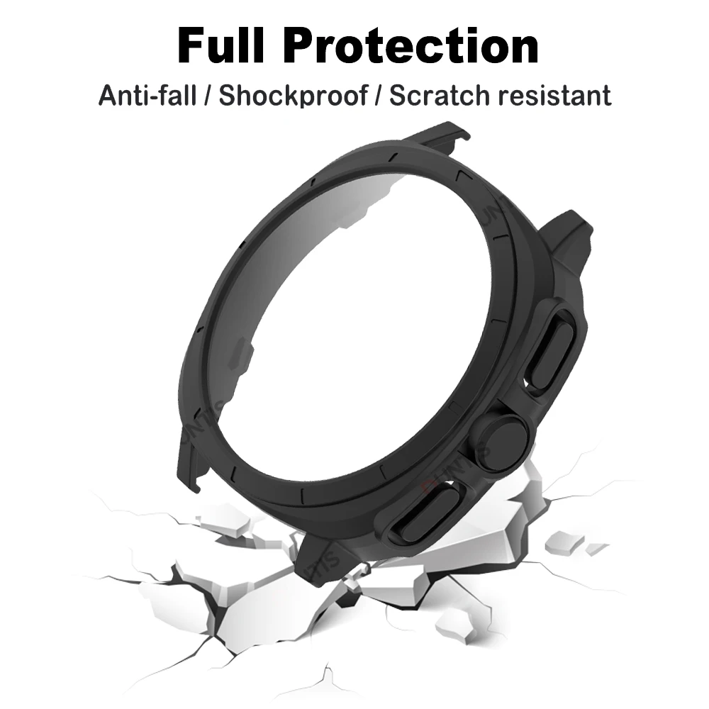 Change To Ultra Case for Samsung Galaxy Watch 7 40mm 44mm Tempered Glass Case + Screen Protector Upgrade to Samsung Watch Ultra watch screen protector case watch cover watch protective case watch case watch protective cover watch screen protector watch accessories