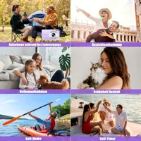 Цифровая камера 1080P 44MP HD компактная камера с 2,4 'ЖК 16X цифровым зумом камера для детей — изображение 6