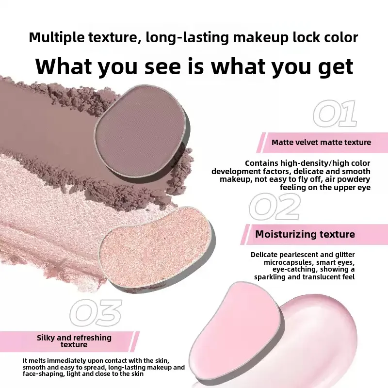 VEECCI artist 7-color eyeshadow palette blush highlight repair multi-purpose palette cosmetics