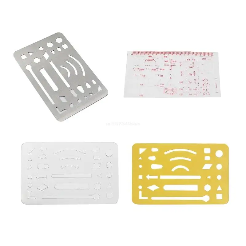 

Технический трафарет для составления плана дома, измерения, математический шаблон для рисования мебели, Прямая поставка