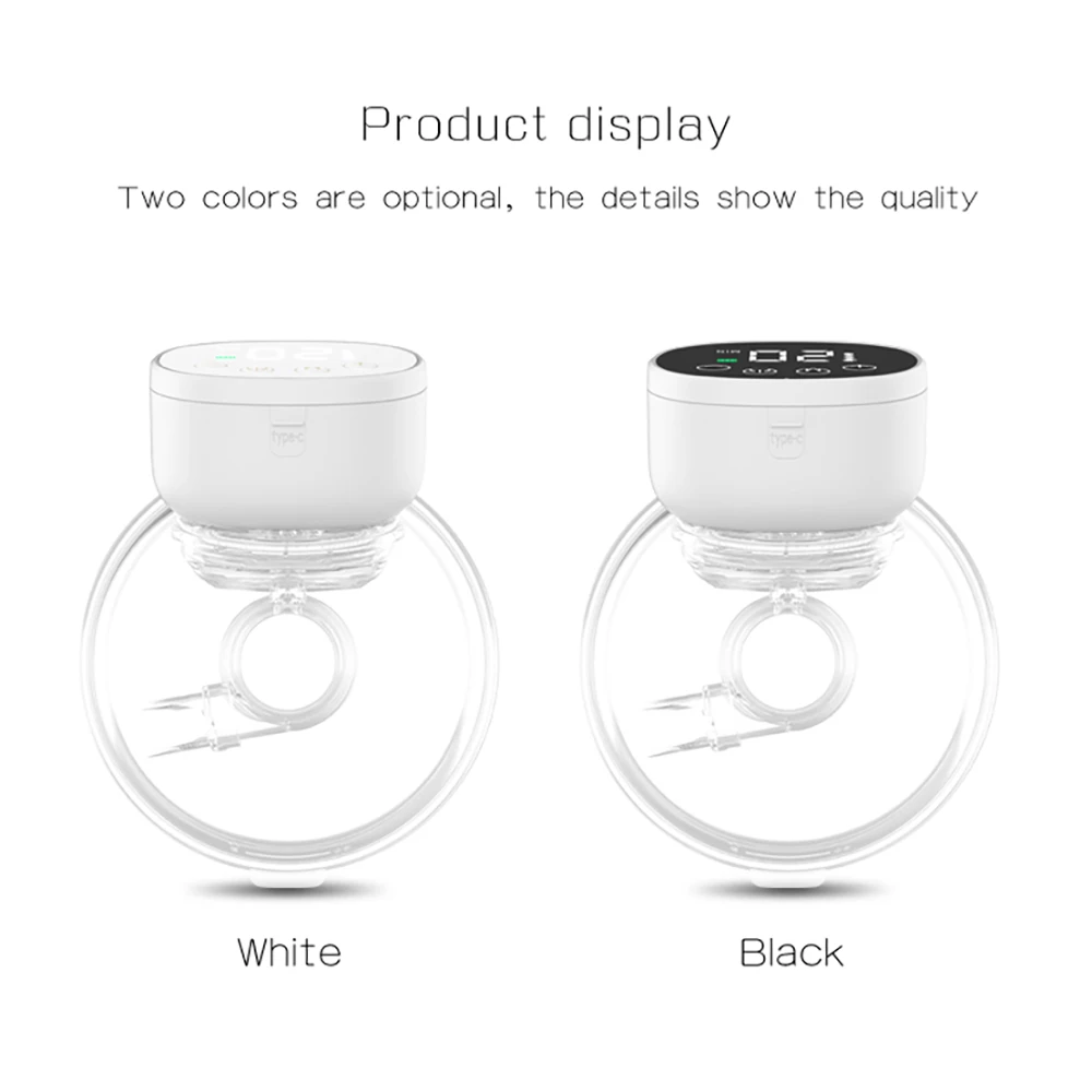 Electric Hands-free Wearable Breast Pump Silent Portable Comfort_voghion.com