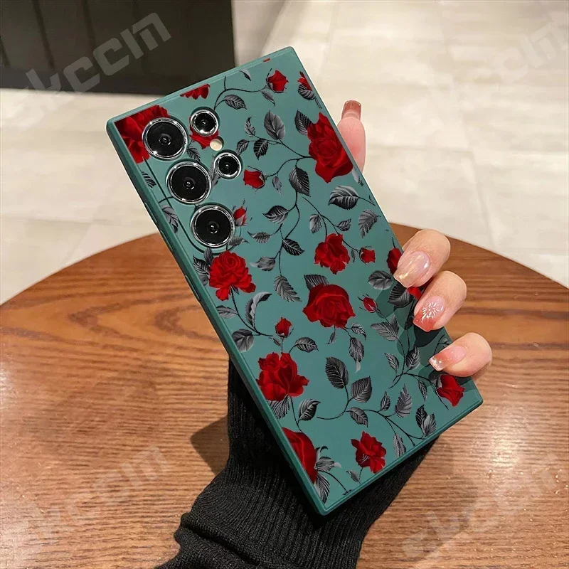 Vintage Rose Design Phone Case - Elegant Retro Fashion Cover