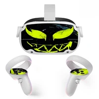 Sticker Vinyl Skin for Oculus Quest 2 VR Headset Controller  PVC Decals Halloween Pattern Wrap Cover for Meta Quest2 Accessories - Image 5