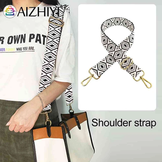 Shoulder Bag Strap Wide Adjustable Strap for Handbags Ethnic Prints Bag  Handle Strap Removable Purse Extender Bag Part Accessory - AliExpress