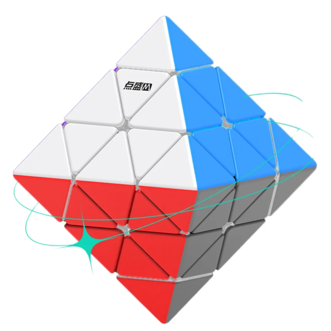 디안셩 FTO 큐브 페이스 터닝 옥타헤드론 마그네틱 스피드 FTO 큐브 마그네틱 교육용 장난감 어린이 선물 퍼즐 장난감