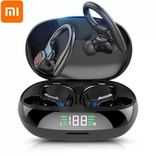  Xiaomi New TWS  Bluetooth  Earphones With Mic Sport Ear Hook LED Display Wireless Headphones HiFi Stereo Waterproof Headsets 