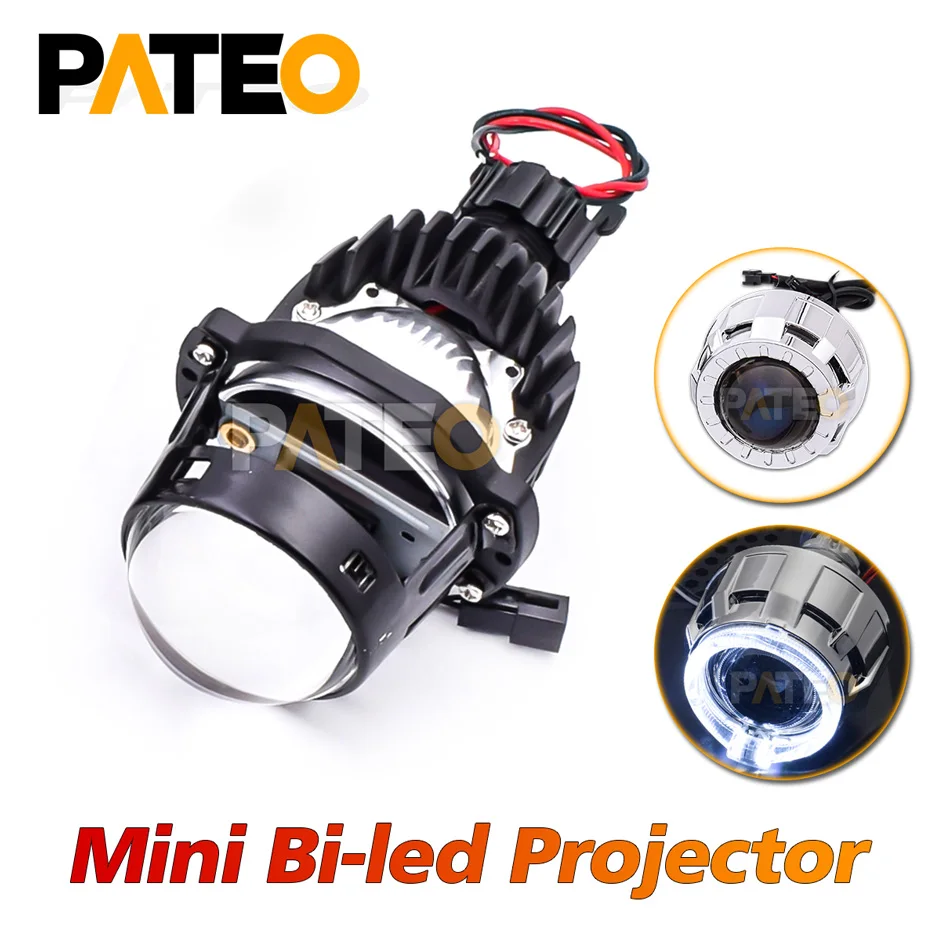 

H7 LED Mini Lenses For Headlight Bi-led Projector Lens 1.8 2.0 inch H4 9005 9006 LED Auto Car Lights Accessories Retrofit Tuning