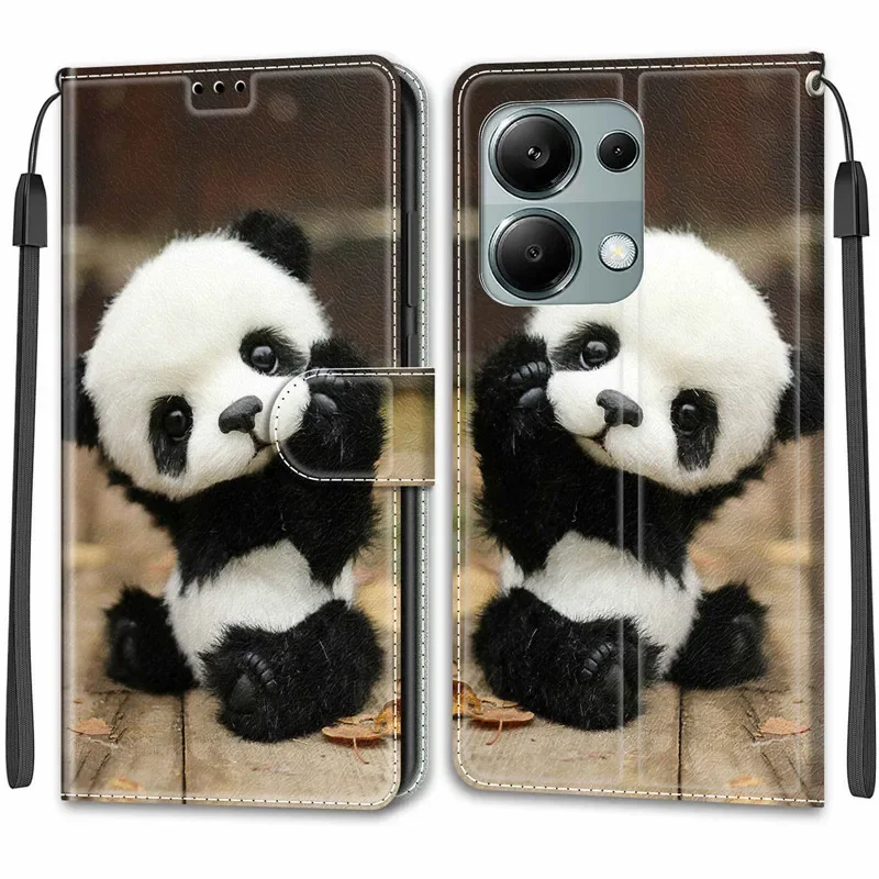 Cover A Libro Per Xiaomi Redmi Note 13 4G Con Pellicola Vetro Temperato - Portafoglio RFID Lilla - 4
