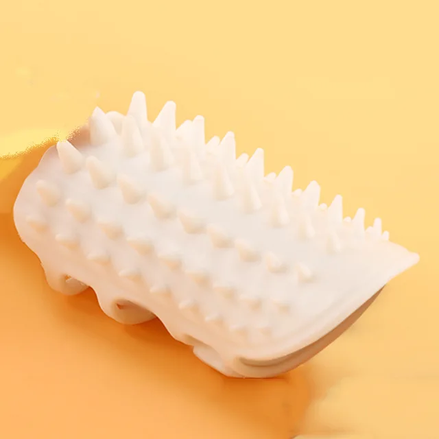Pet Cat Hair Removal Massage Comb Cats Scratching Rubbing Brush kitten Grooming Self Cleaning Wall Corner Cat Scratcher Combs 4