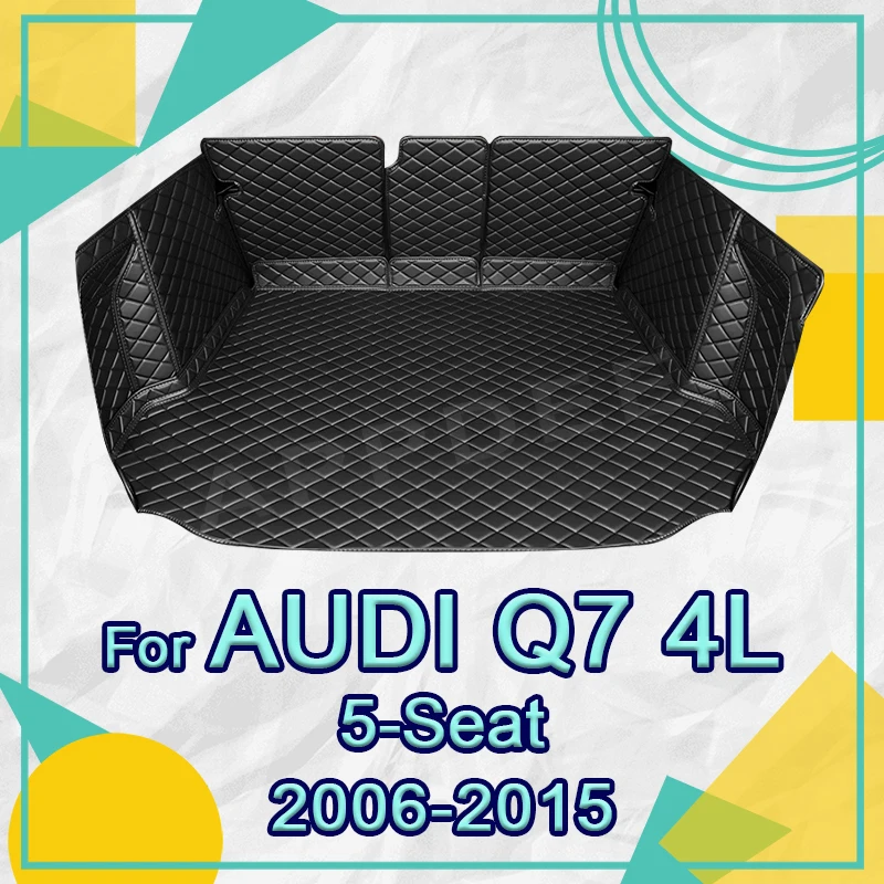 

Full Coverage Trunk Mat For Audi Q7 5-Seat 4l 2006-2015 14 13 12 11 10 09 08 Car Boot Cover Pad Interior Protector Accessories