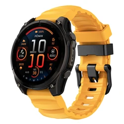Flexible Soft Silicone Sport Strap for Men - 22mm/26mm, Premium Comfort and Durability (Sunlight Yellow)