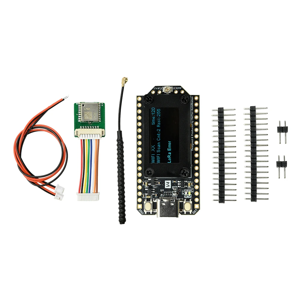 ตัวเลือกสินค้า บอร์ดพัฒนา IoT LoRa GPS OLED พลังงานแสงอาทิตย์