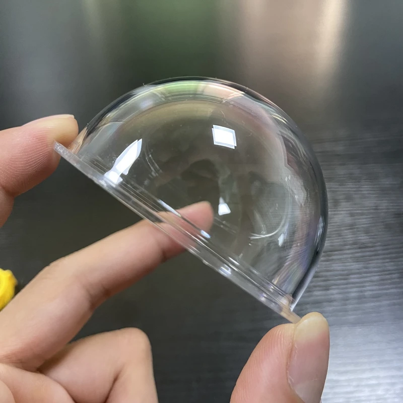 2.7 inch Small CCTV Camera Dome Glass Protective Cover Acrylic PC Hemisphere Shell Clear Color Size