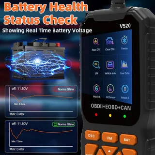 Yanace Scanner Diagnostico Auto: Lettore Codici Full CAN, Test Batteria, Dati in Tempo Reale, Diagnostica Guasti, Strumento di Scansione Luci di Avvertimento Motore - immagine 6