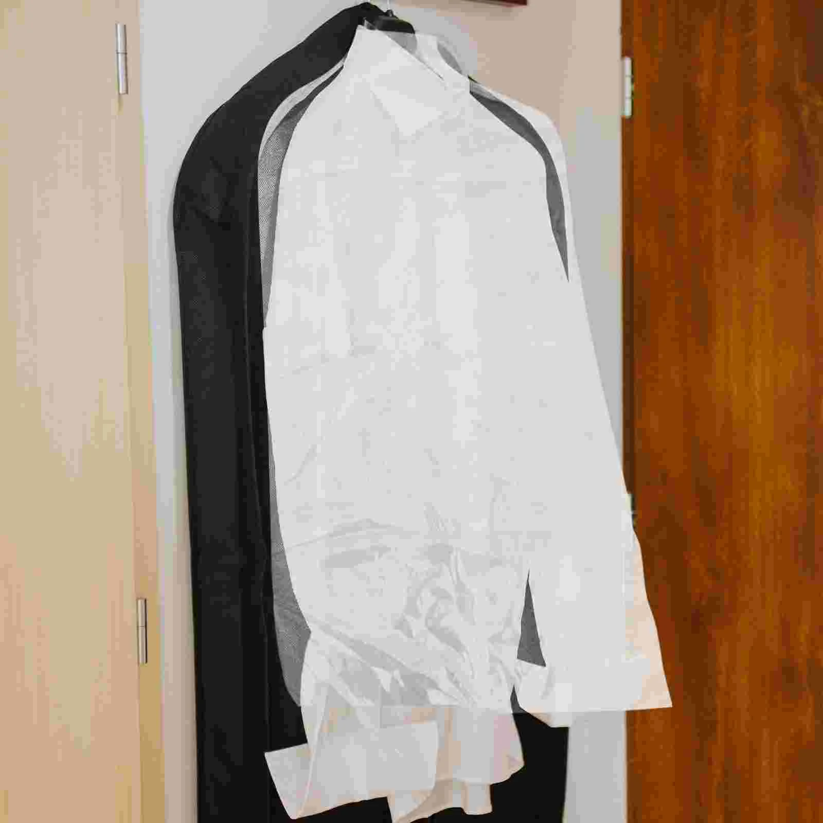 가정용 야외 의류 먼지 커버, 투명 플라스틱 의류 가방, 일회용 방진 보관 가방, 60x90cm