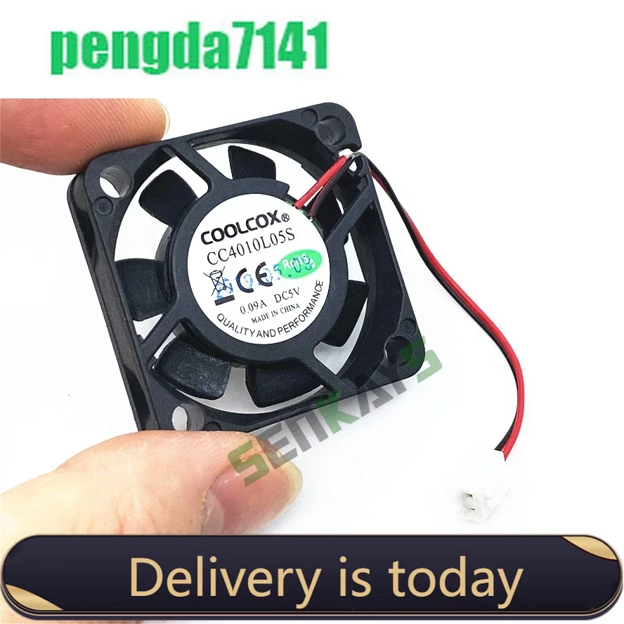 COOLCOX DC 5V 24V 4010 40*40*10mm Cooling Fan Hydrau Bearing Silent For South and North Bridge Chip 3D Printer Fan 2wires kp3s pro 3d printer motherboard 32bit arm processing chip silent driver tmc2225