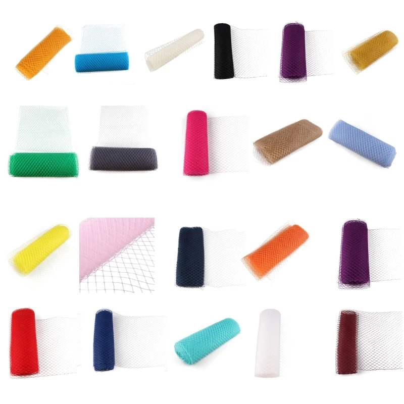 

Elegant Ladies Netting Mesh Fabric for Millinery Trim and DIY Hair Accessories