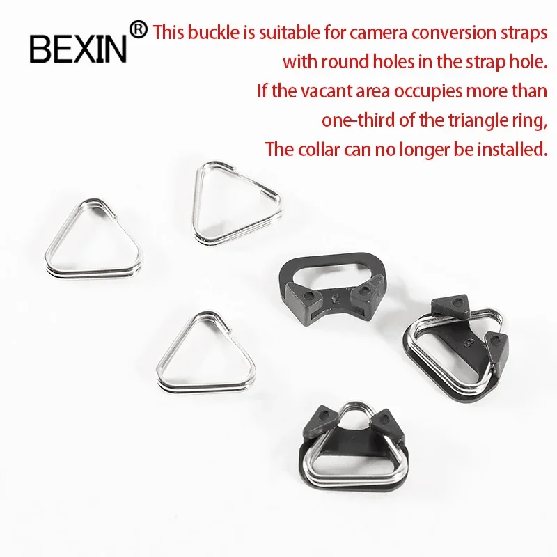 

BEXIN SLR camera strap conversion ring Micro single metal triangle shoulder strap connection buckle camera aircraft buckle
