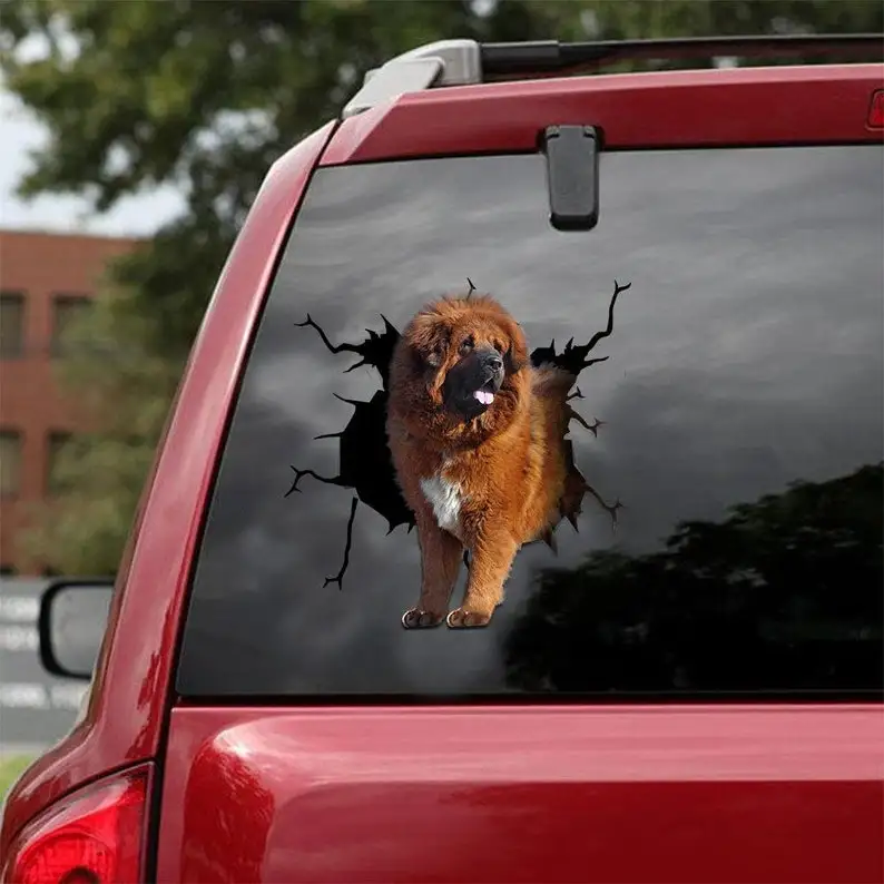 Tibetan Mastiff Decal - Fits Cars,Windows,Laptops And Any Smooth Surface,Tibetan Mastiff Stickers,Pet Stickers,Custom Stickers,